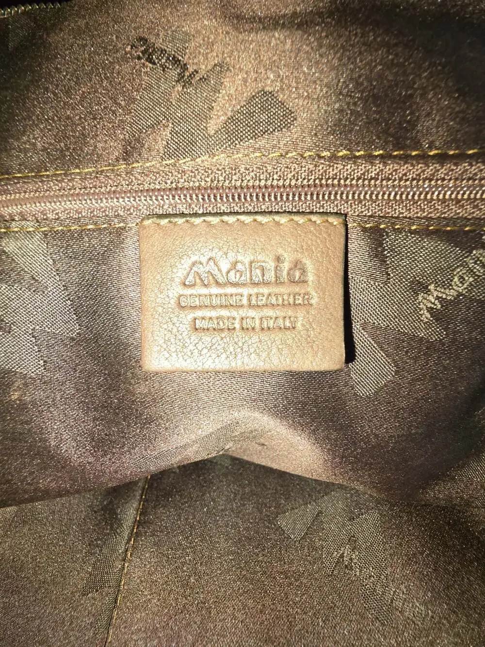Mania Genuine Leather Made in Italy Snakeskin Embossed Studded Hobo Handbag